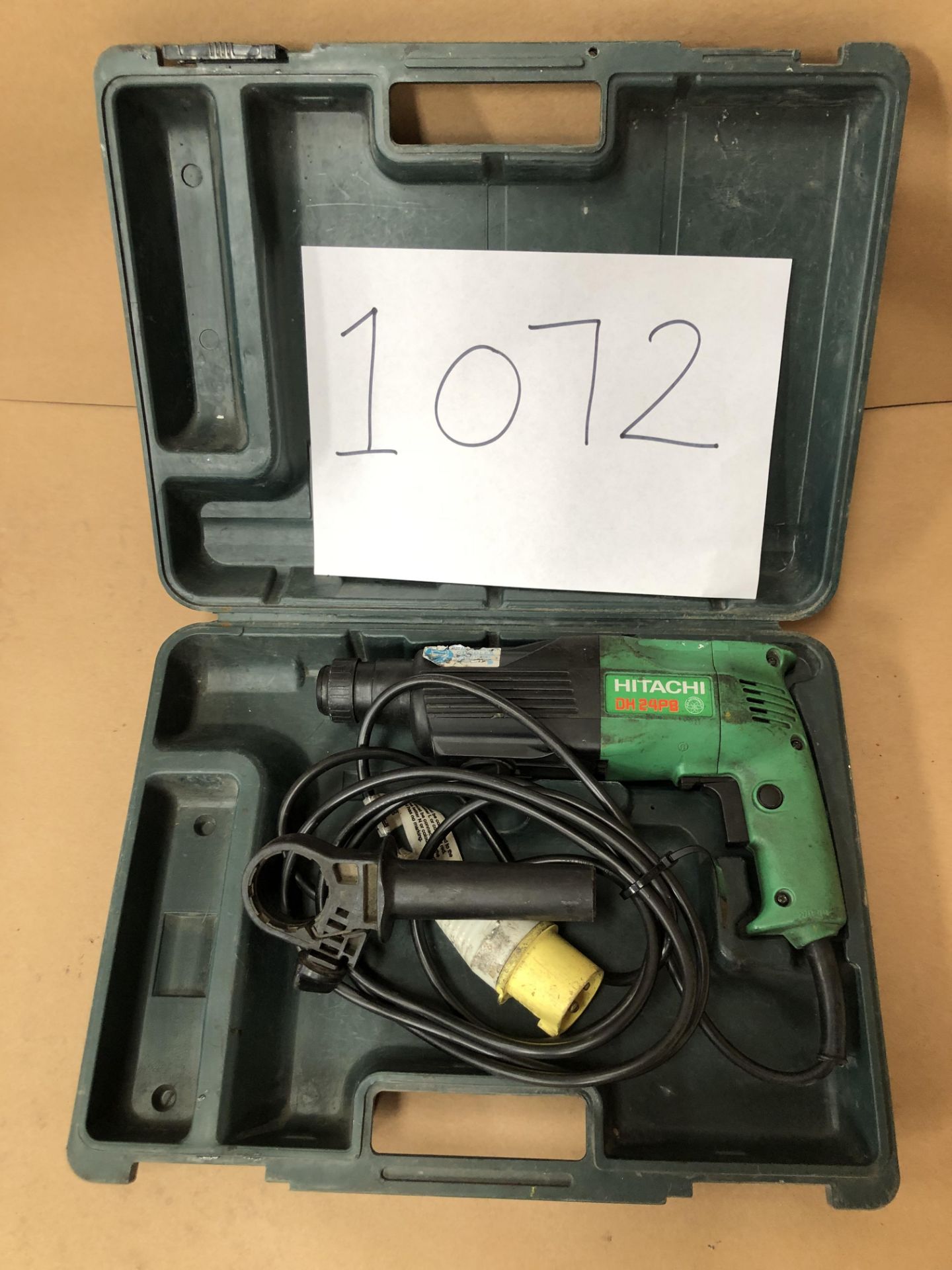 Hitachi DH24PB SDS drill with plastic case