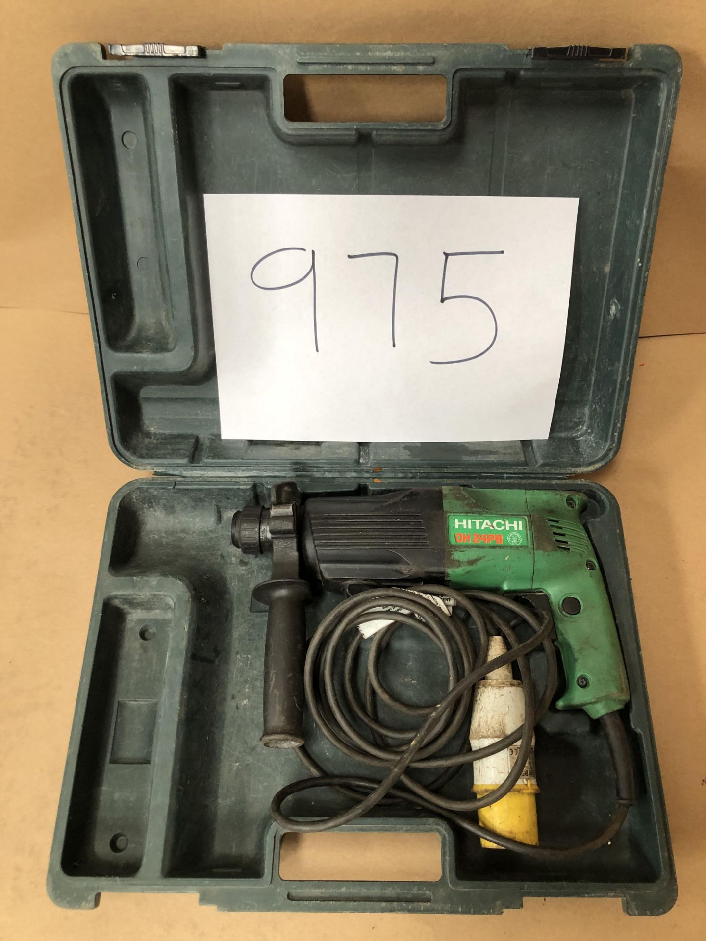 Hitachi DH24PB SDS drill with plastic case