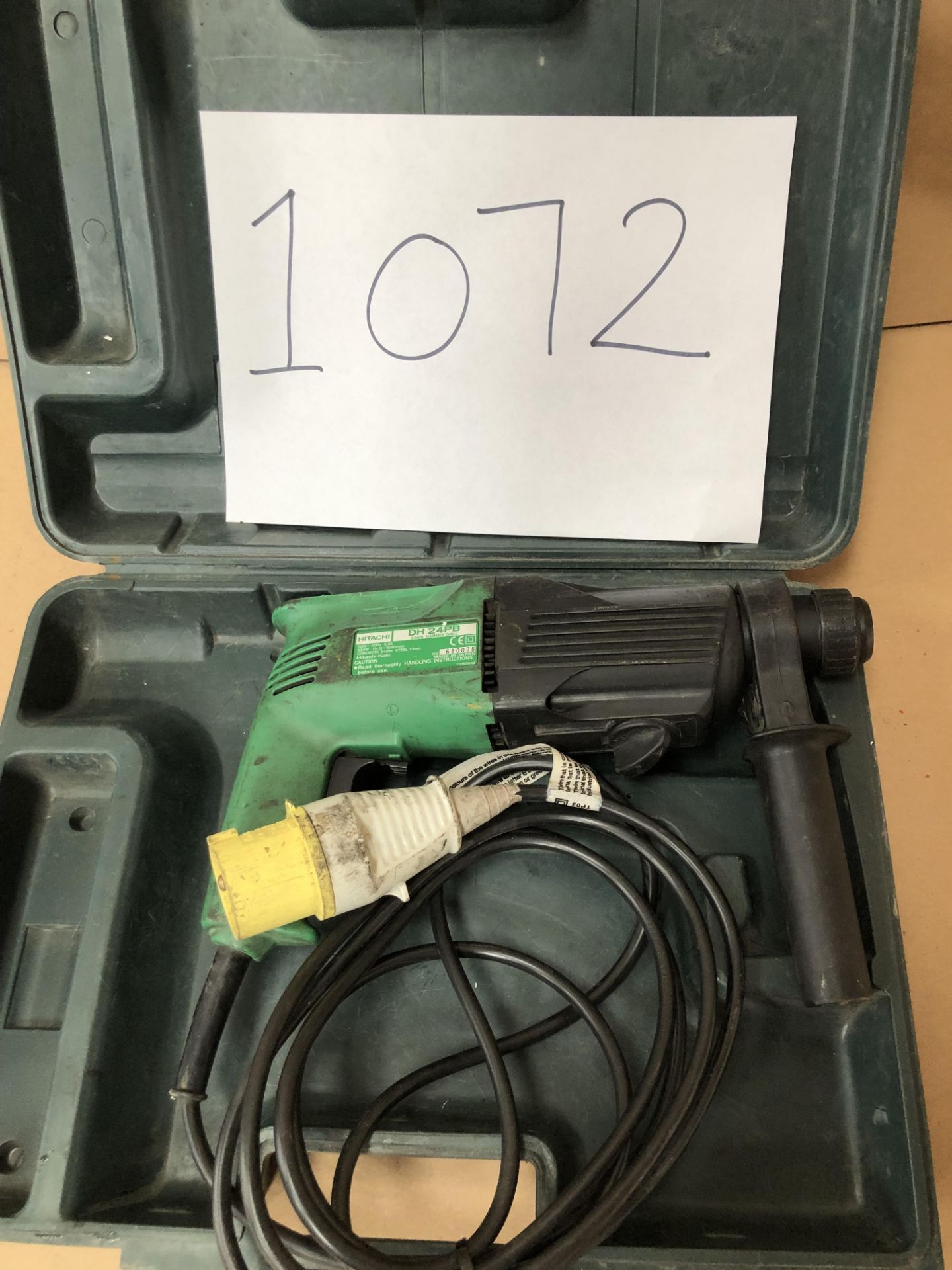 Hitachi DH24PB SDS drill with plastic case - Image 2 of 3