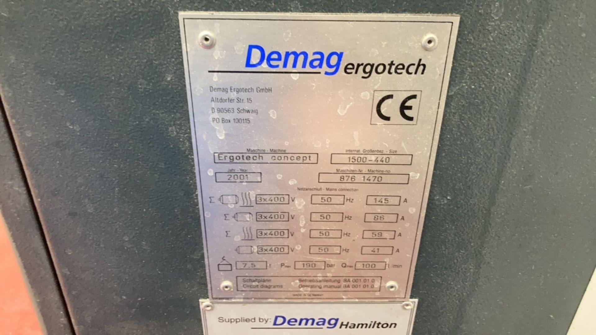 DEMAG Ergotec Concept injection moulding machine - Image 9 of 10
