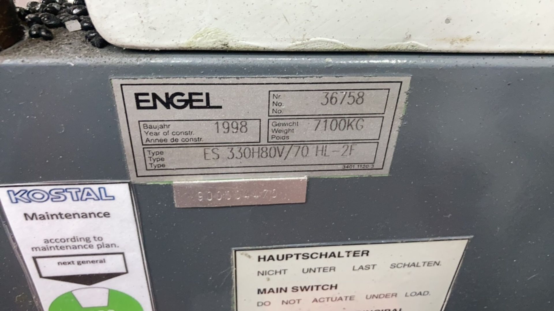 ENGEL ES330H/80V/70HL-2F injection moulding machine - Image 12 of 12