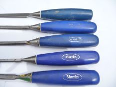 Vintage Marples Chisels x 5