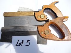 Hand Brass saws (Spear & Jackson) x 2