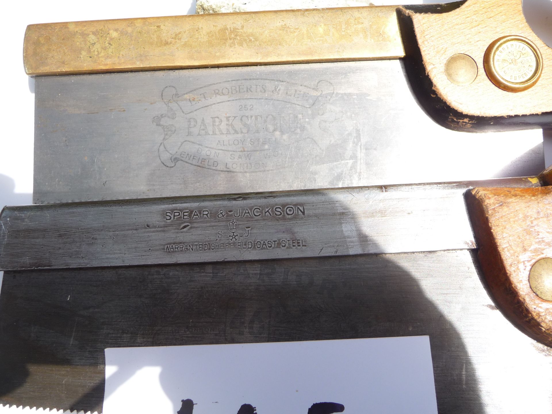 Hand Brass saws (Spear & Jackson) x 2 - Image 4 of 4