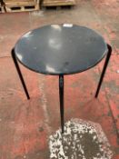 Job lot of 11 Black dining tables