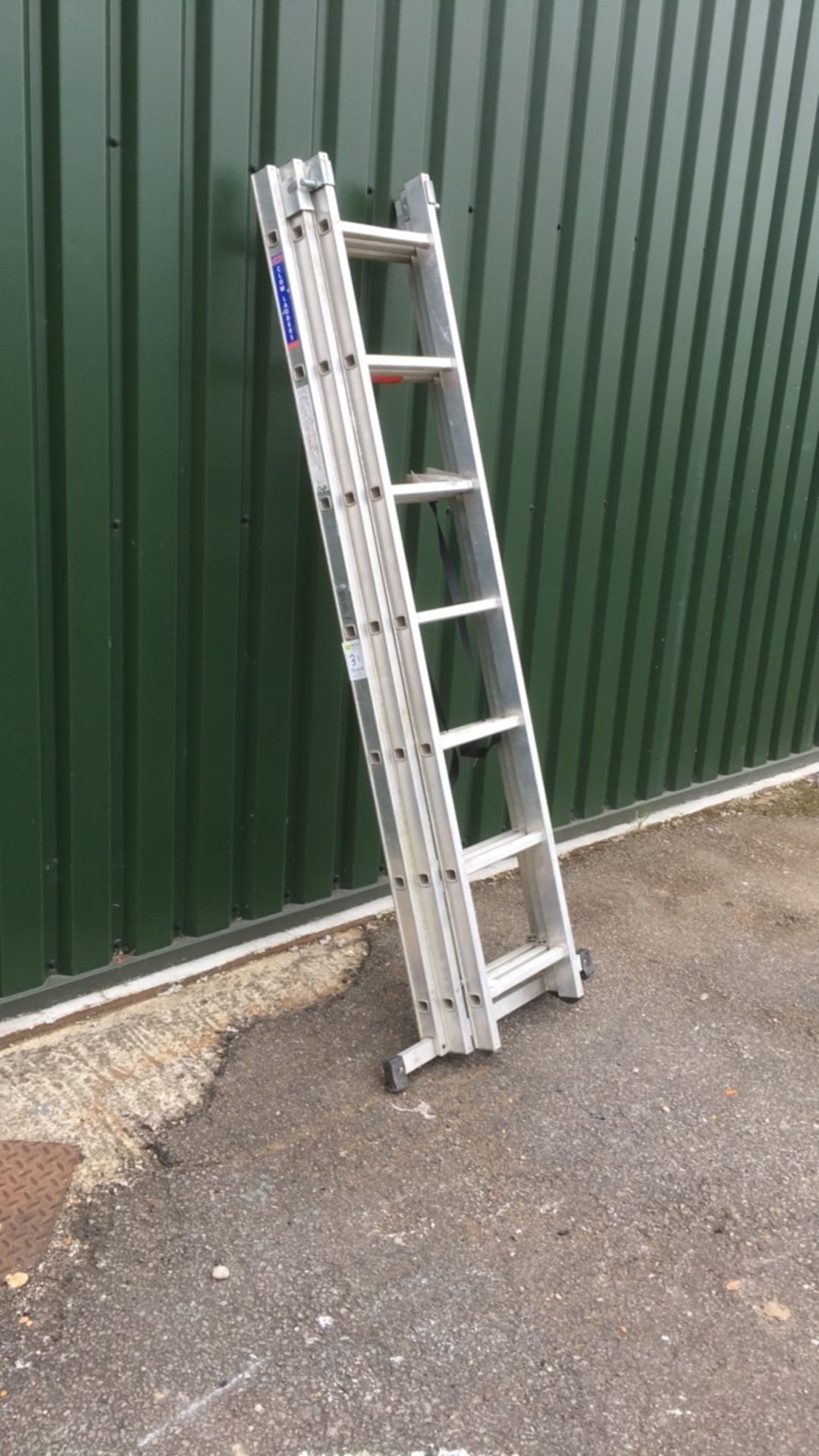 Clow 3 section ladder (A706438) - Image 2 of 5