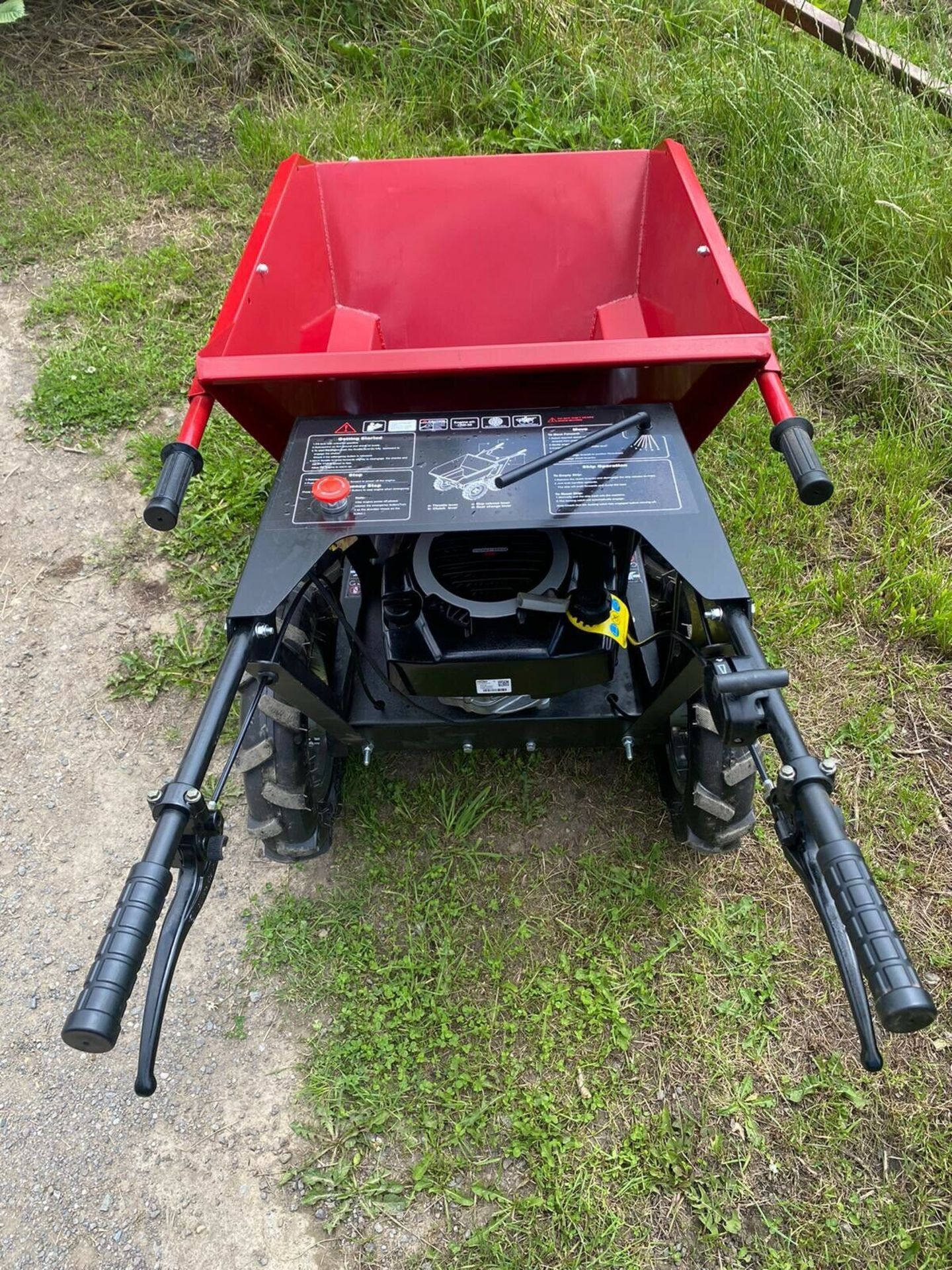 4WD Self Propelled Walk Behind Petrol Mini Dumper - Image 8 of 8