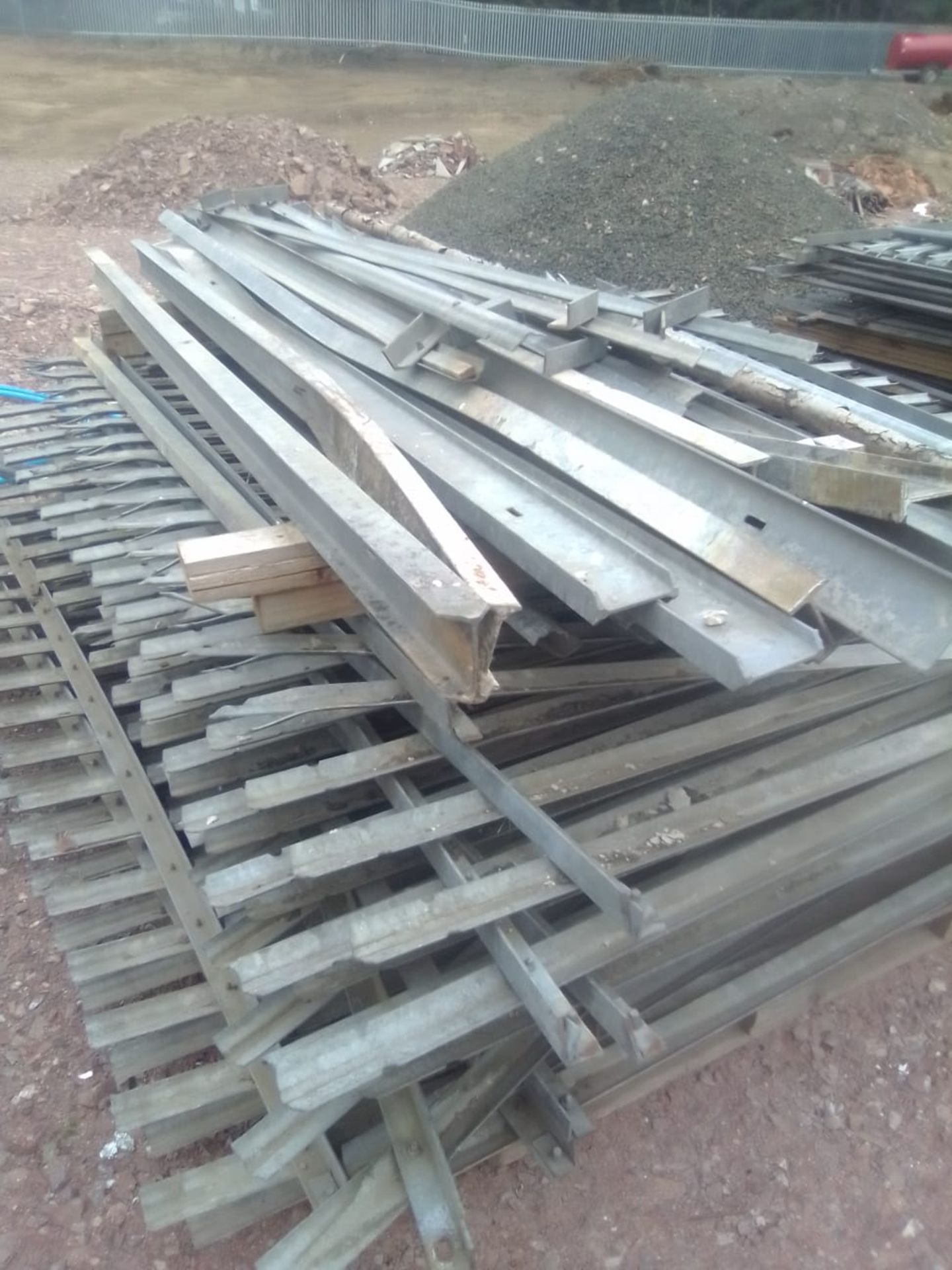 Galvanised Fence Panels x 10 - Image 14 of 15