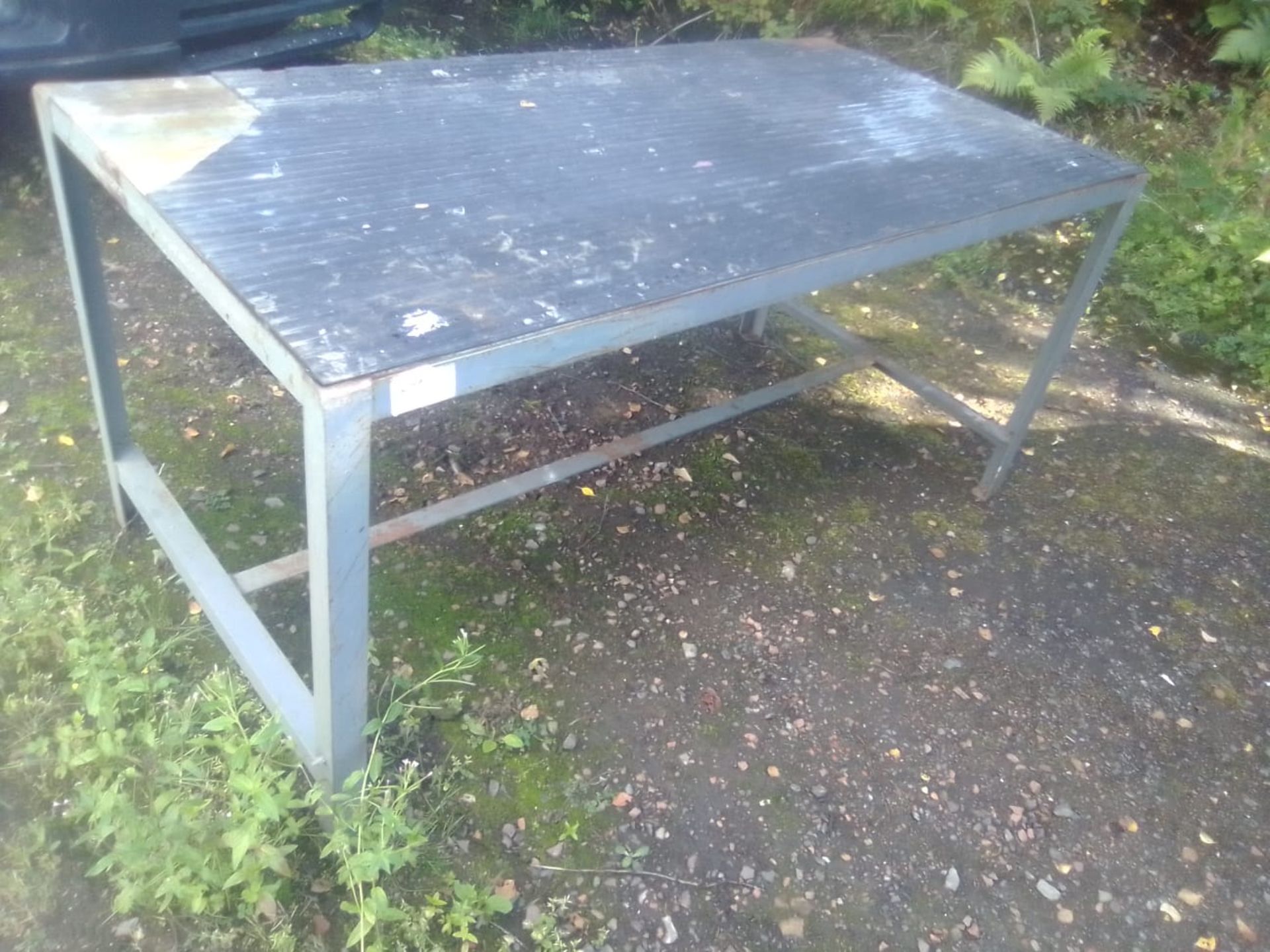 Bench Steel Work Table - Image 5 of 7
