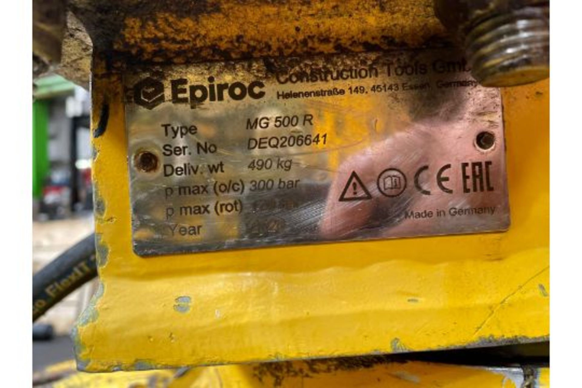 Epiroc MG500 Suits 8t Excavator 2020. - Image 3 of 4