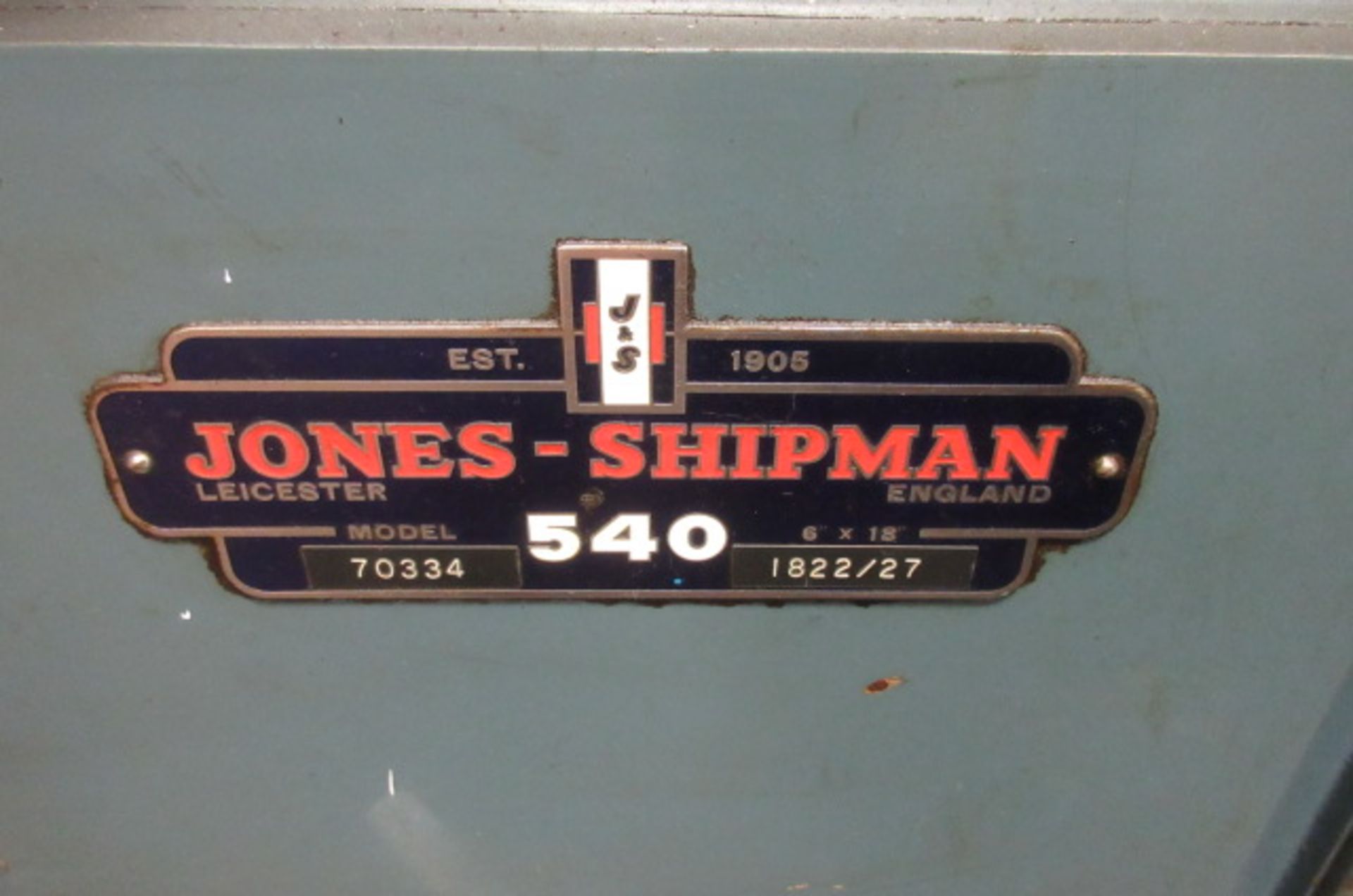 Jones & Shipman Surface Grinder - Image 4 of 4