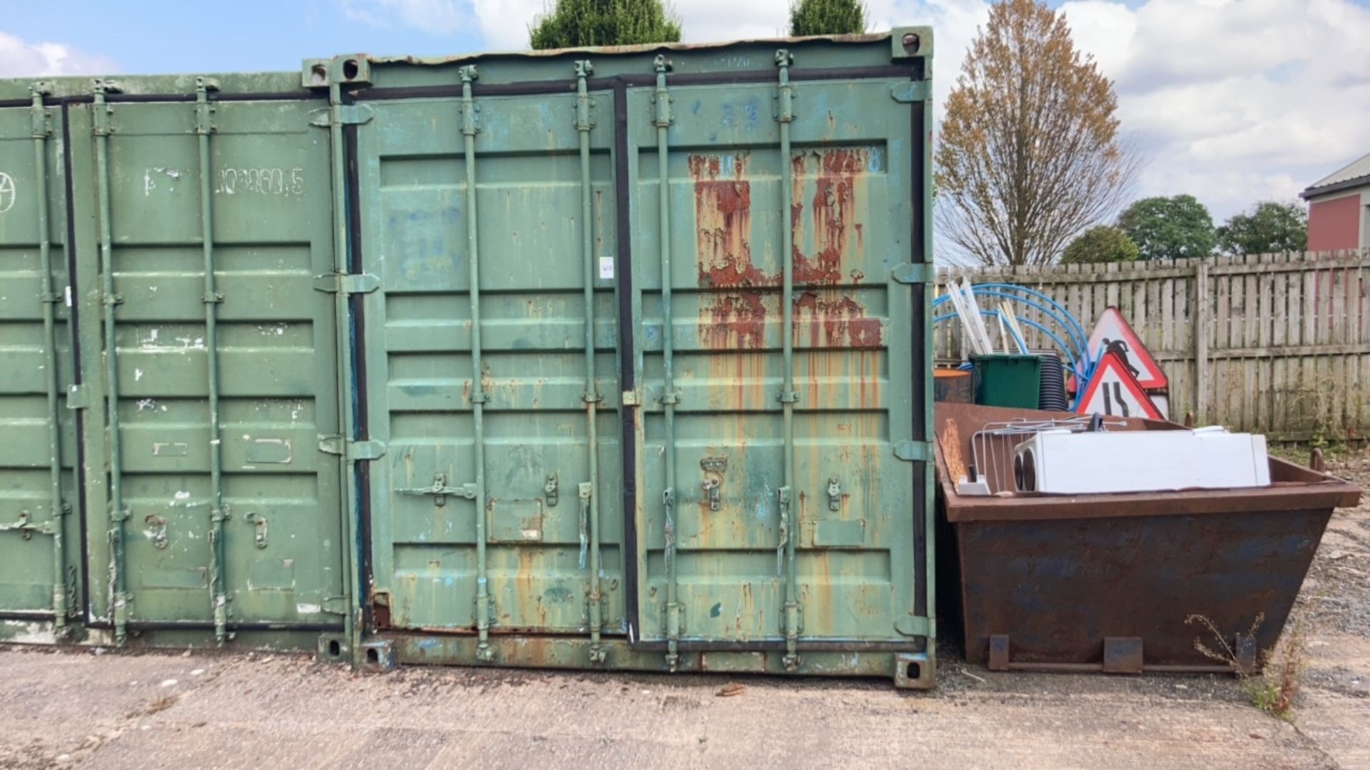 Shipping Container And Contents