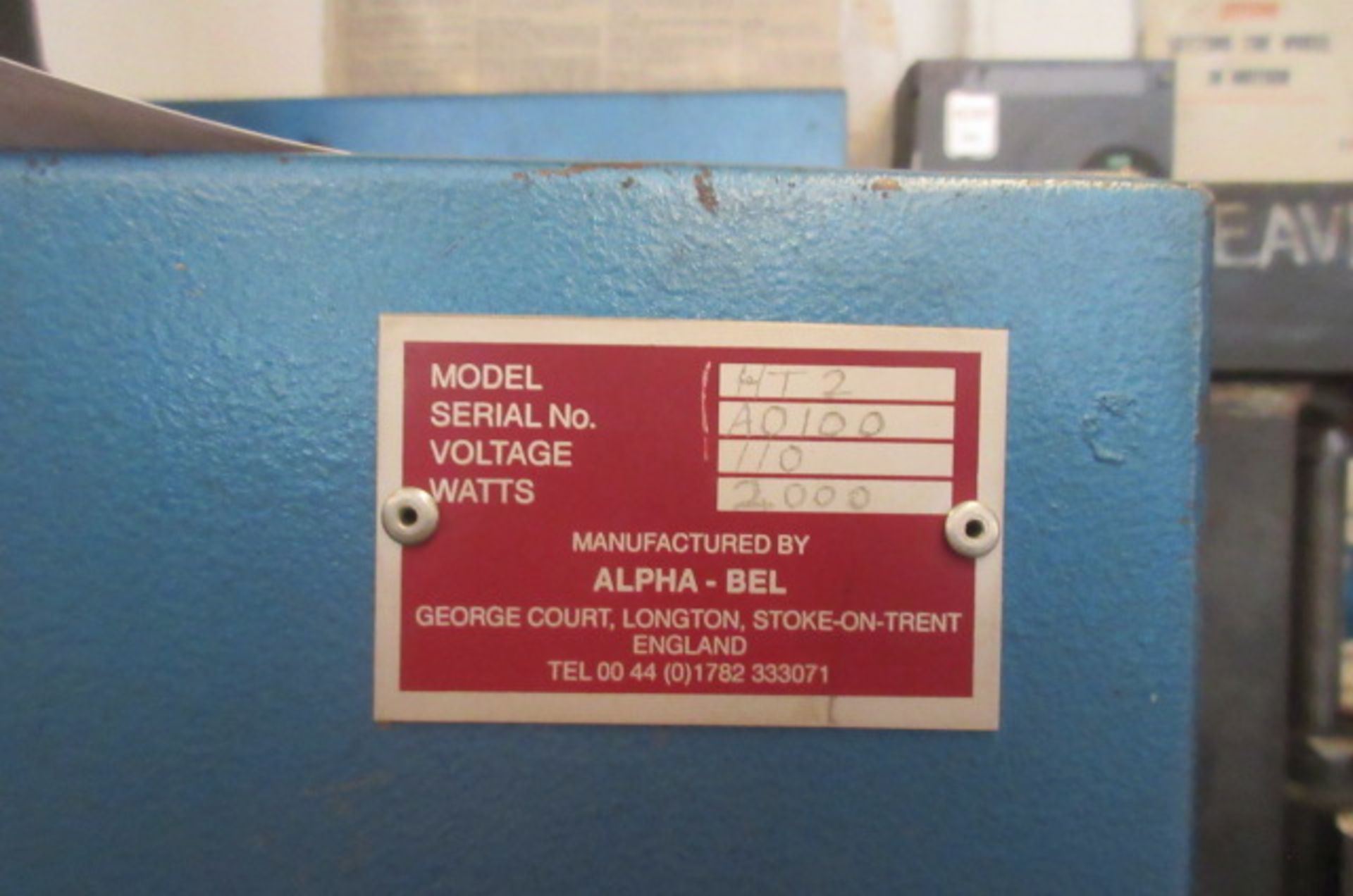 Alpha-Bel Welding Rod Oven - Image 3 of 3