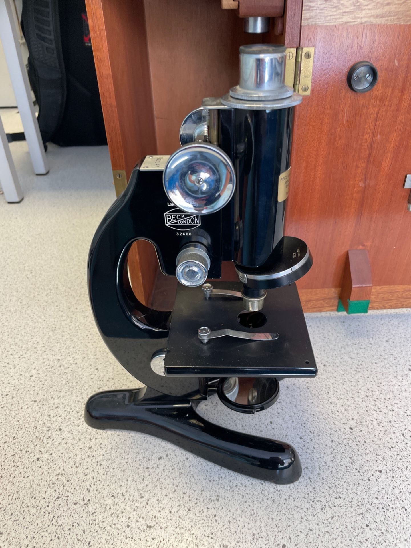 Beck London No 47 Lab Microscope - Image 2 of 3