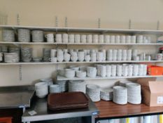 Large selection of crockery.