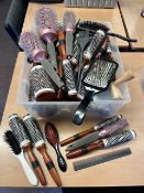Various Hairdressing Brushes & Bags