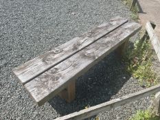 Solid Wood Garden Bench Seating