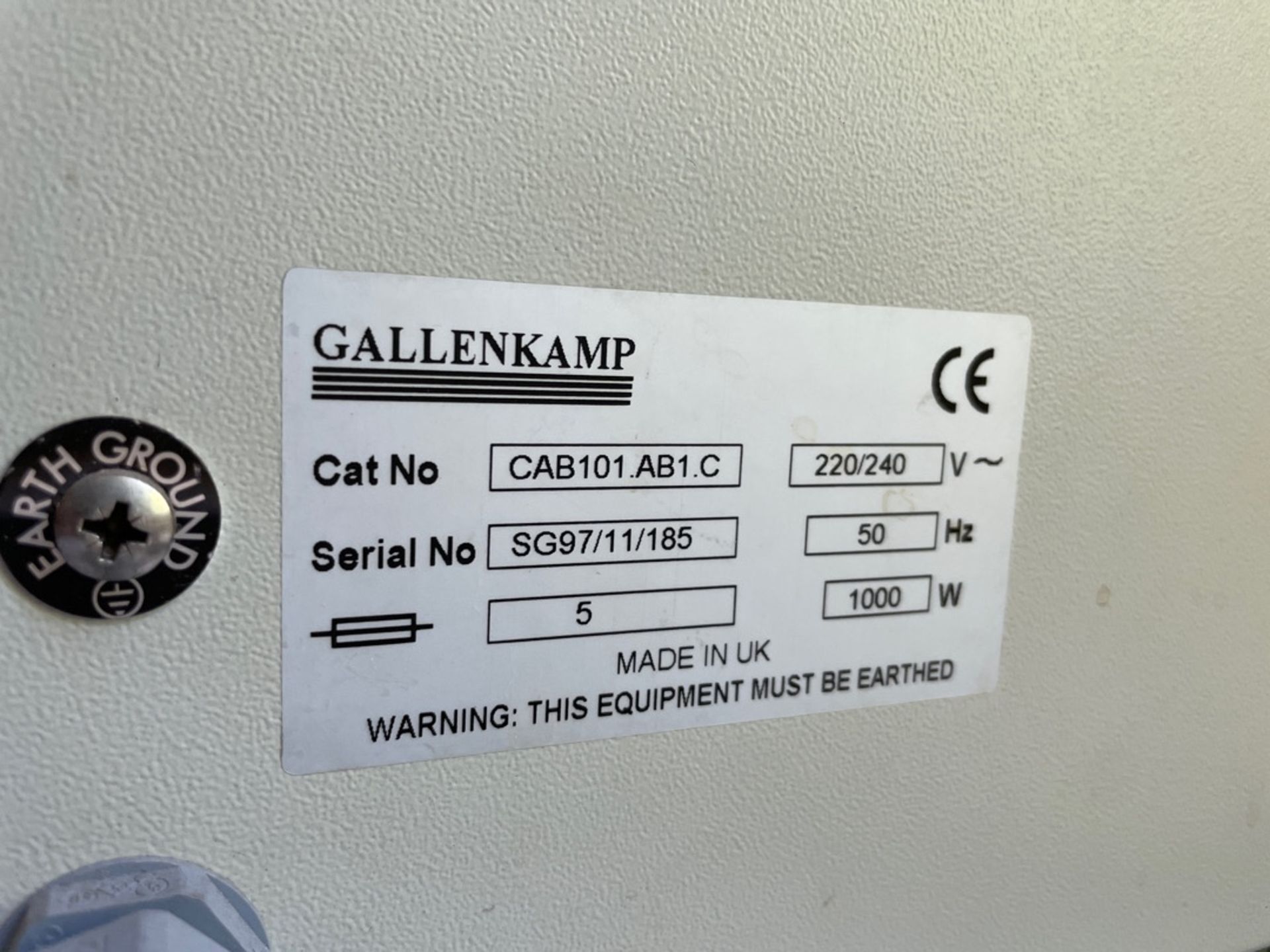 Gallenkamp CAB001.AB1.C Autobomb Calorimeter - Image 5 of 5