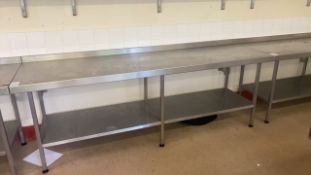 Stainless Steel Preparation Table