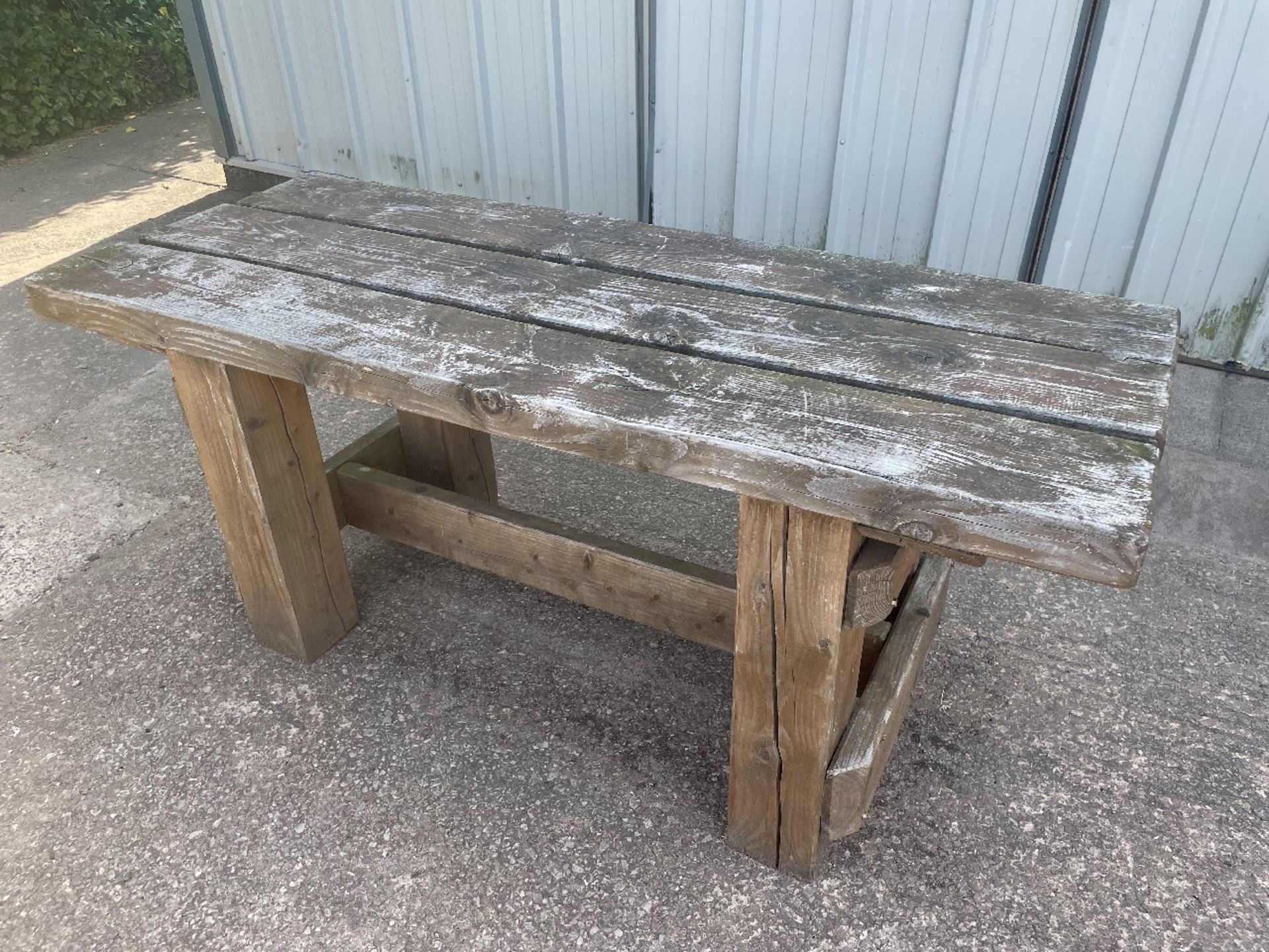 Solid Wood Garden Table