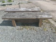 Solid Wood Garden Bench Seating