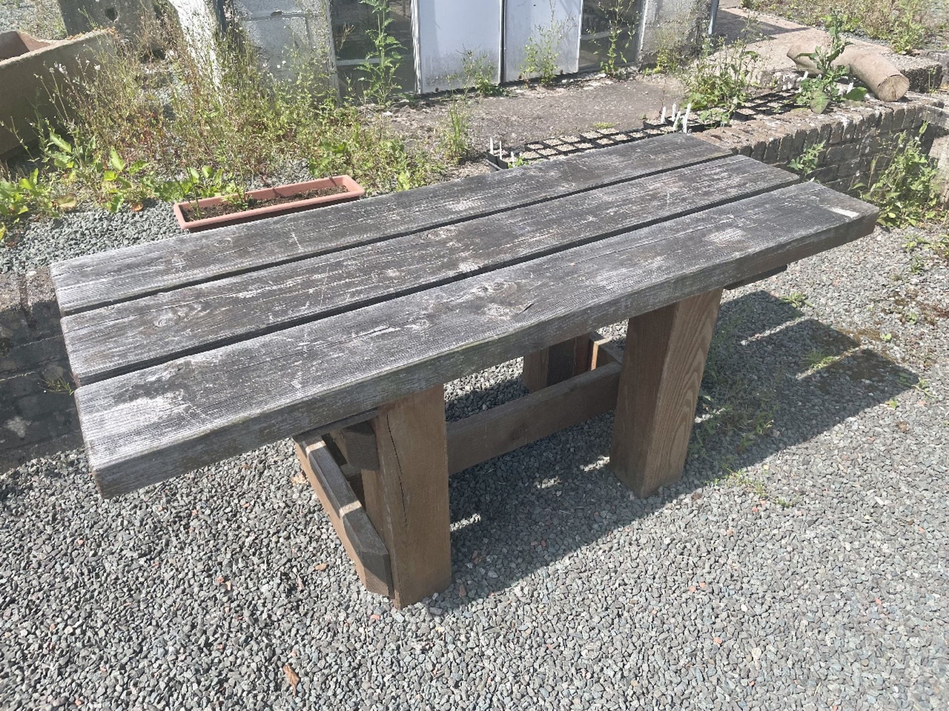 Solid Wood Garden Table
