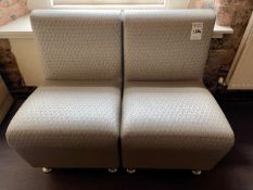 Patterned Leather Look 2 Piece Seating