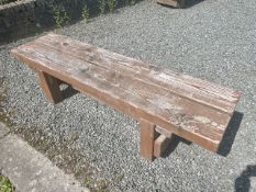 Solid Wood Garden Bench Seating