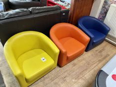 Colourful Kids Tub Chairs