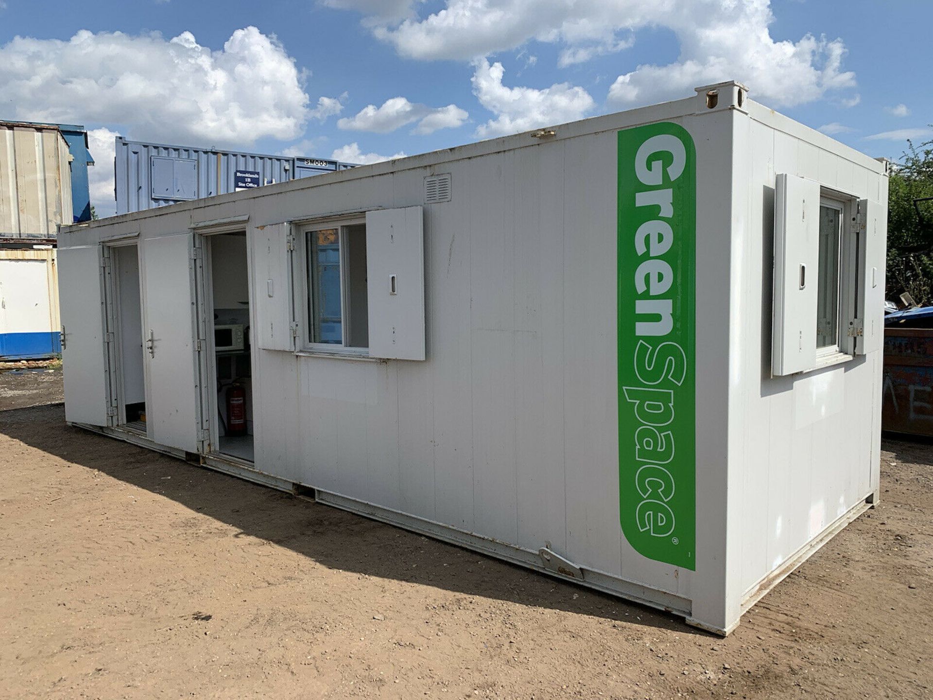 ECO Welfare Unit Site Cabin Canteen Generator Toilet Portable Anti Vandal Steel