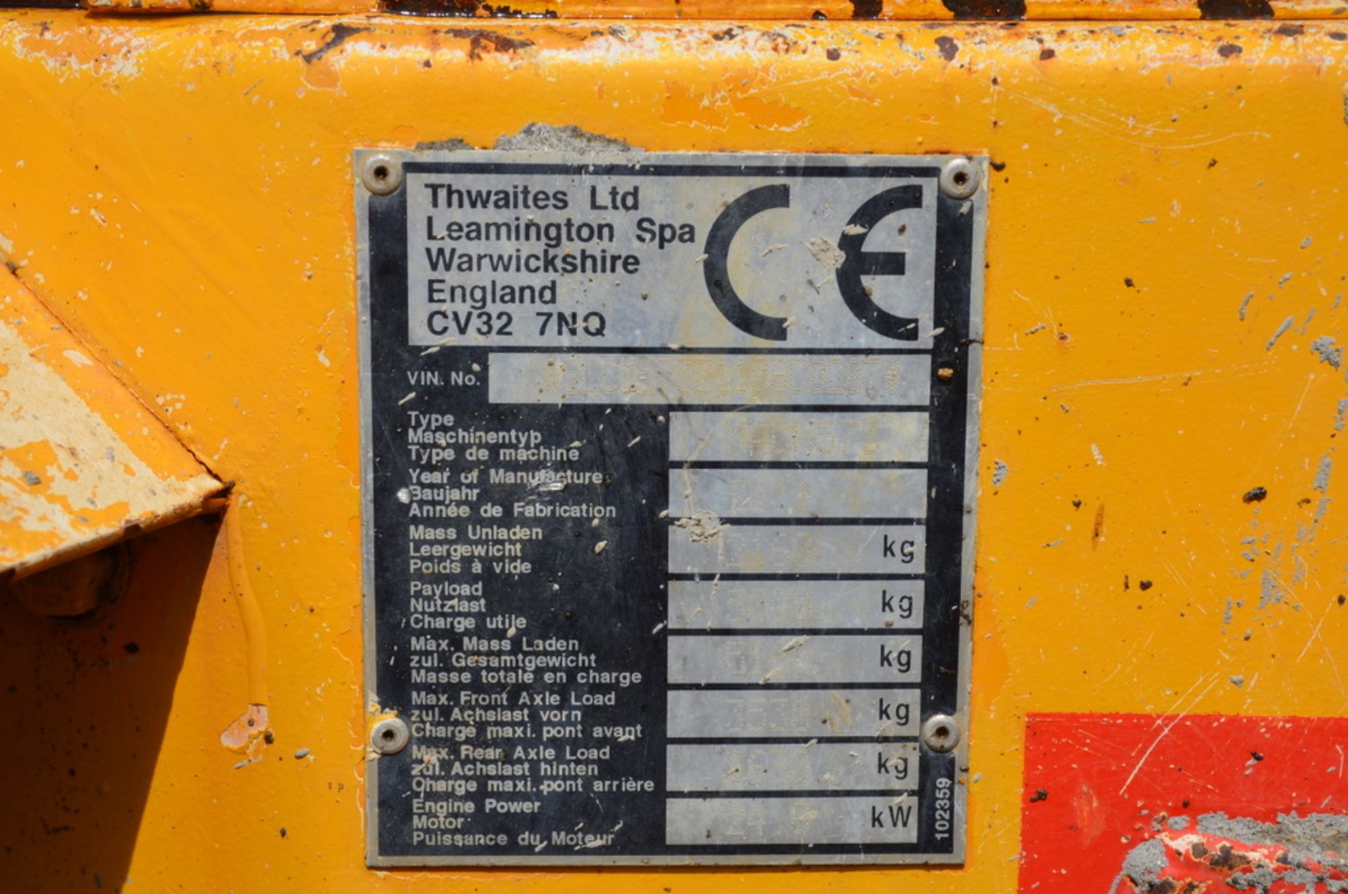 Thwaites 3 tonne - Image 4 of 8