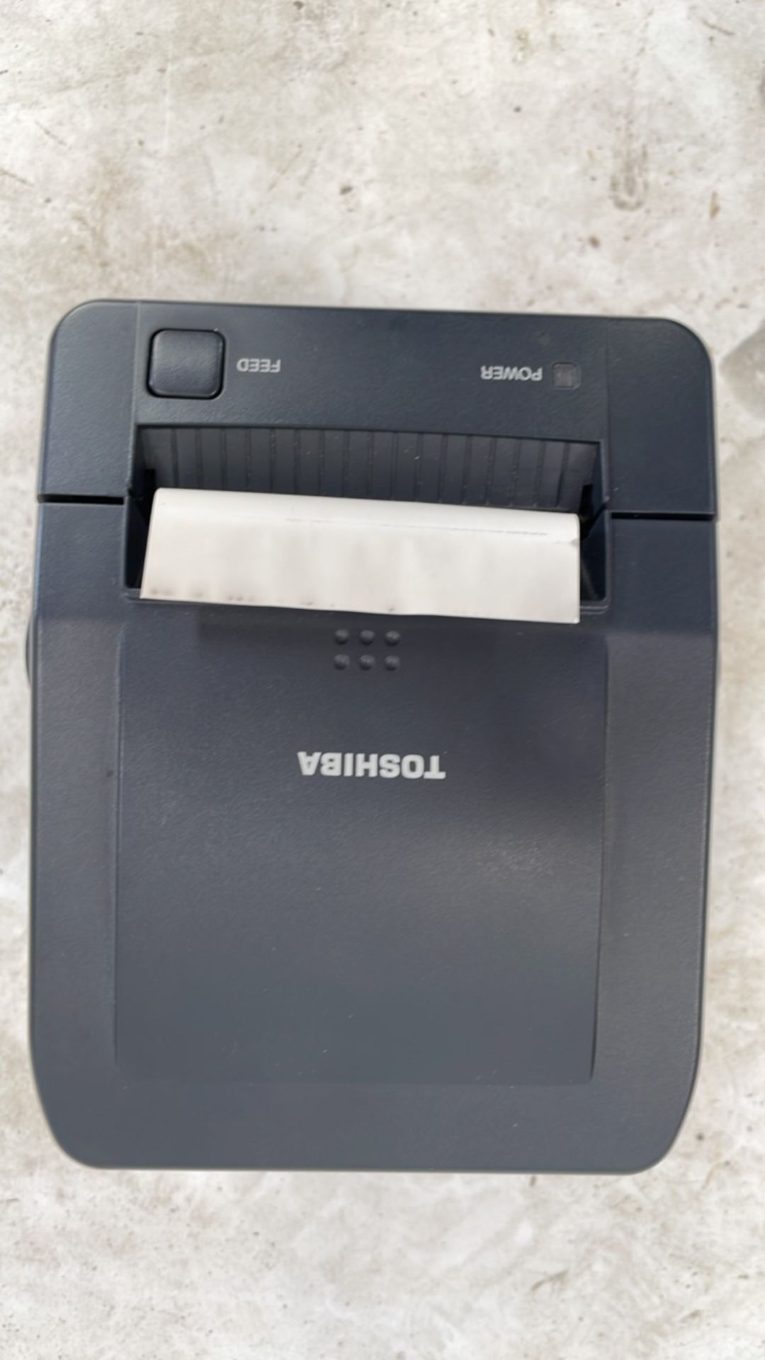 Toshiba Black receipt printer - Image 2 of 3