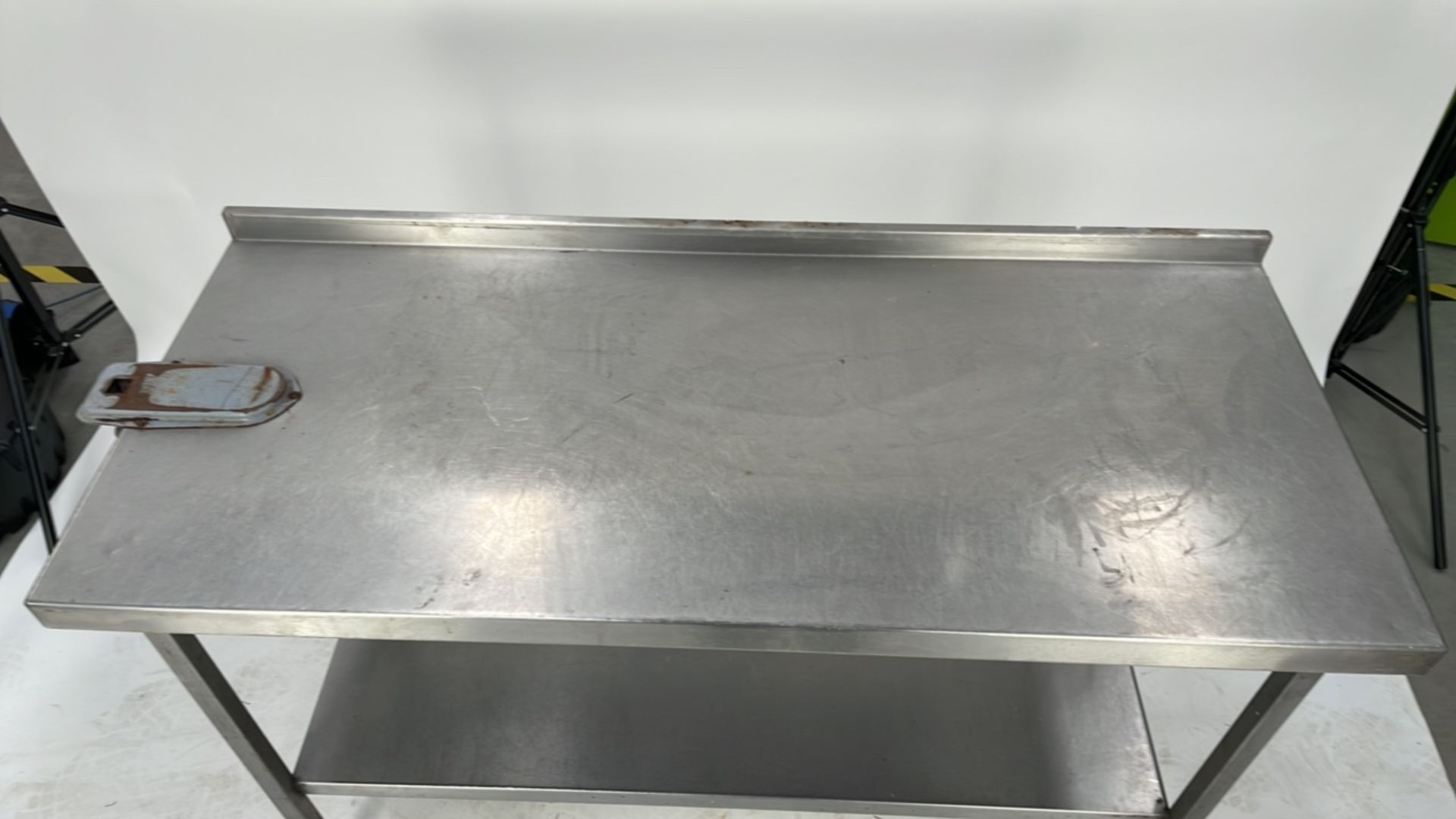 Large stainless steel prep station. - Image 3 of 3