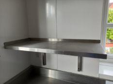 Stainless steel shelf