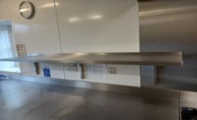 Stainless steel shelf