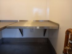 Corner wall Stainless steel shelf