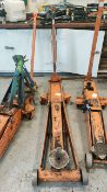 Hydraulic long reach jack