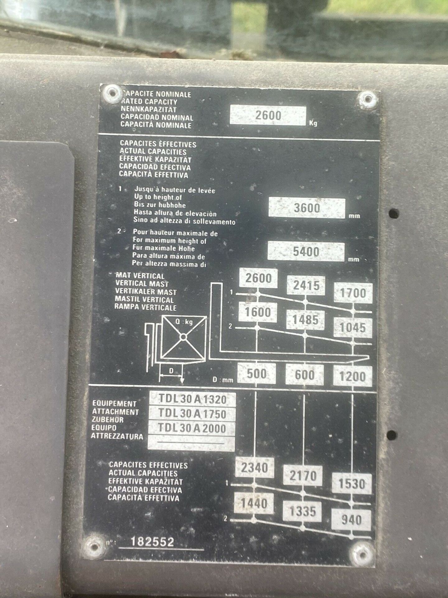 Mantou M26.4 four wheel drive diesel forklift - Image 9 of 10