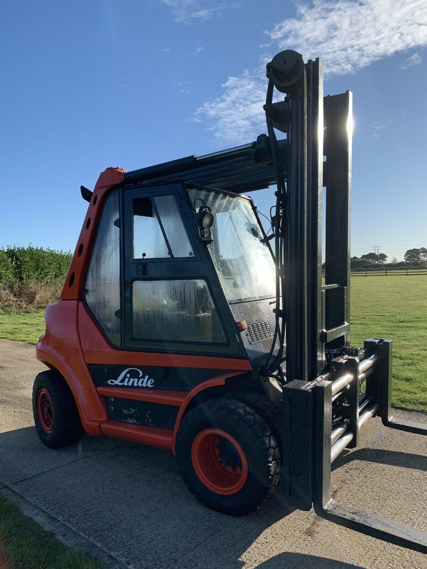 Linde H70d Diesel Forklift Twin Wheels