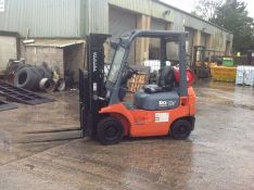 Toyota 1.5 ton gas forklift