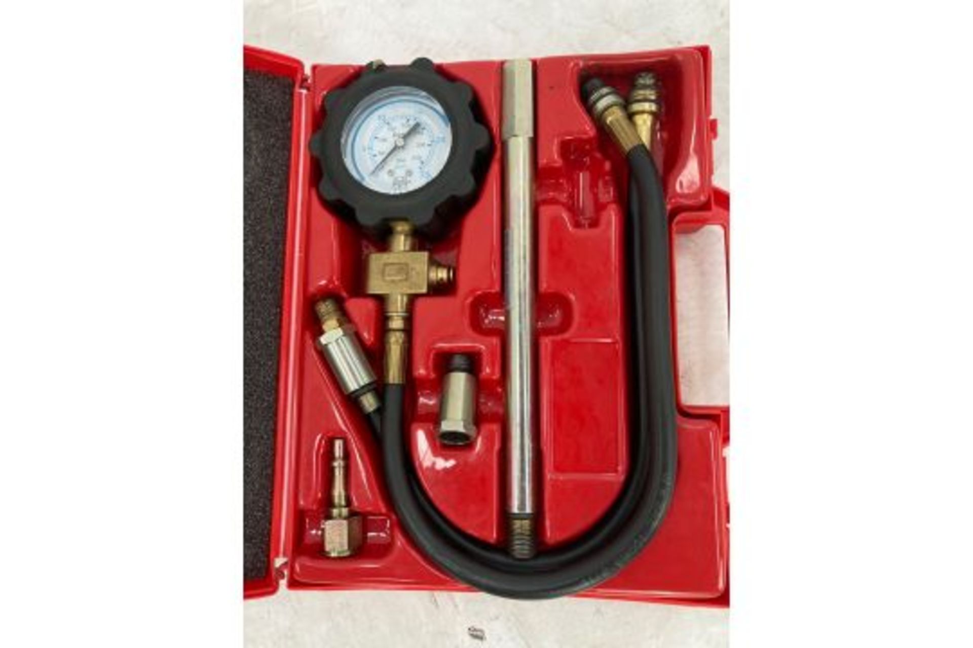 Petrol engine compression test kit