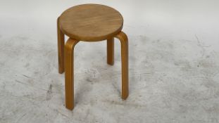 Small wooden stool