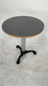 Round Cafe style Table