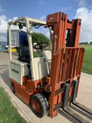 Nissan Electric Forklift Truck Container Spec