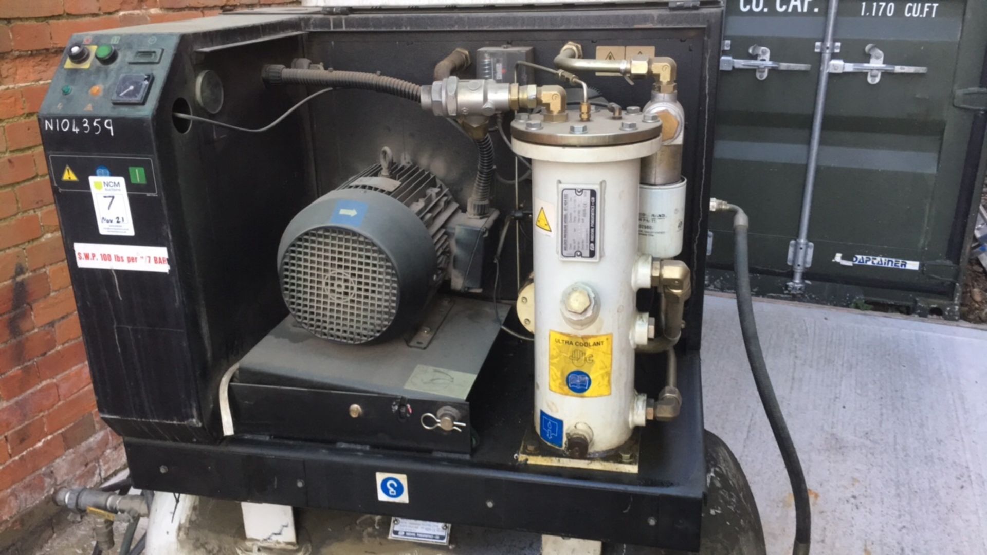 Ingersoll Rand SSR ML7.5 compressor (999, N104359) - Image 2 of 8