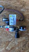 Oxyacetylene gauges, hoses & cutting torch set (N1