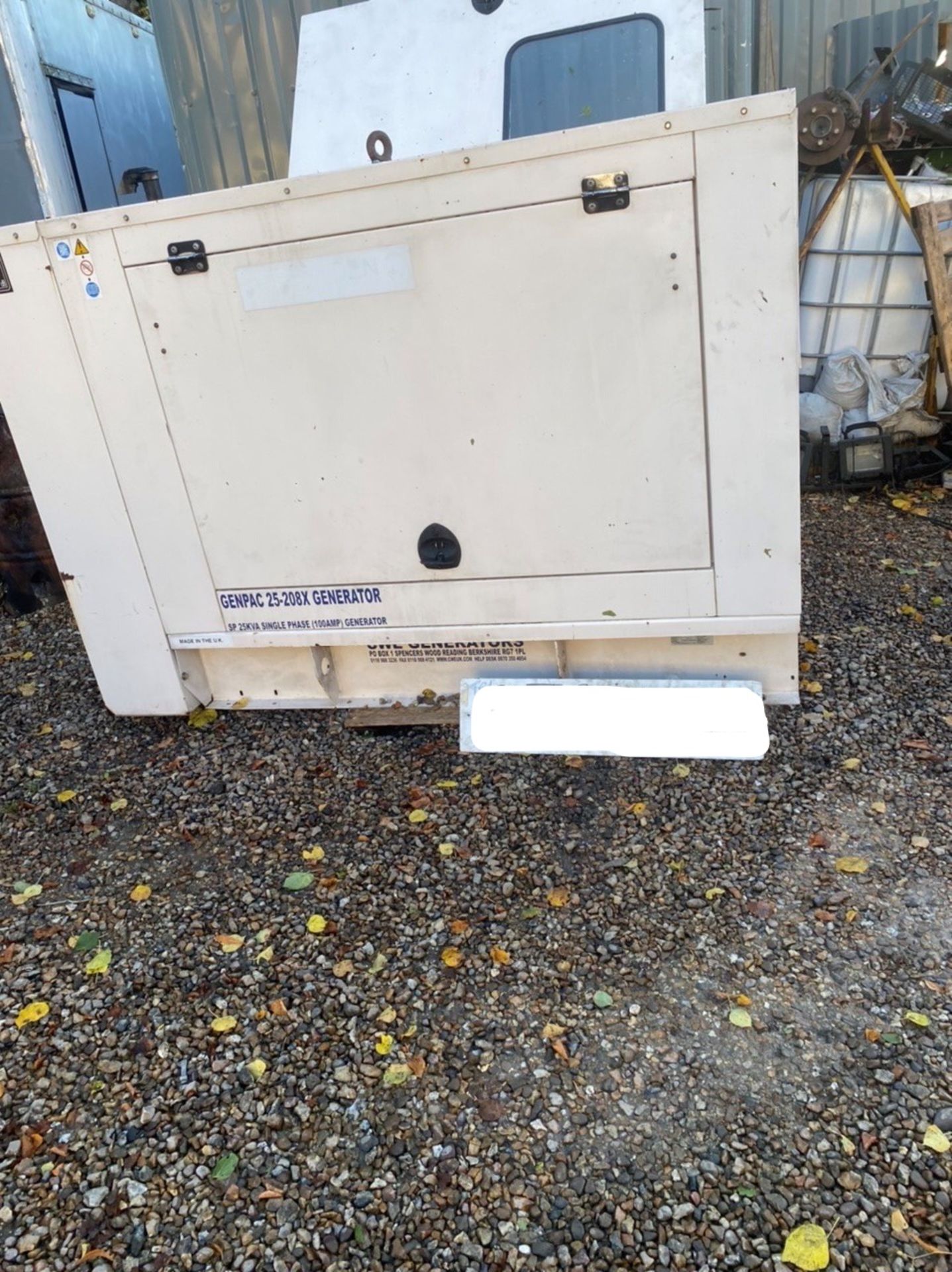 GF Wilson’s 25 KVa Generator