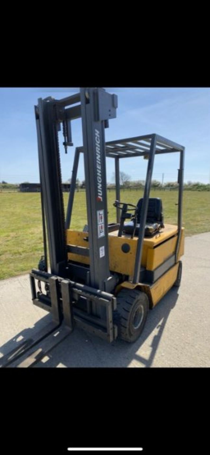 Boss 2.5 Tonne Electric forklift truck - Image 4 of 4