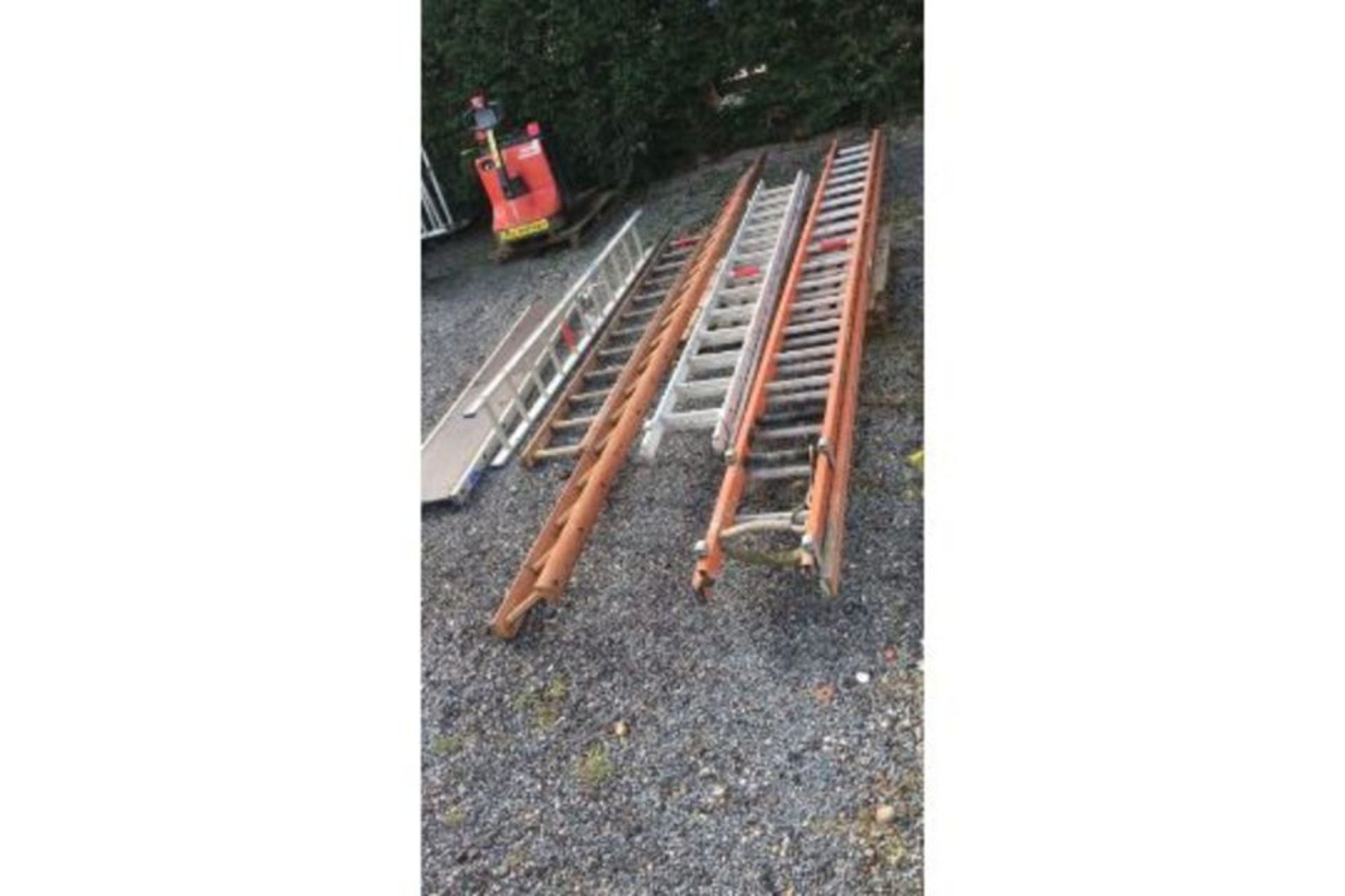 Ladders job lot, fibreglass pole ladder, wooden la