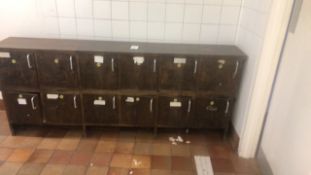 Vintage style lockers